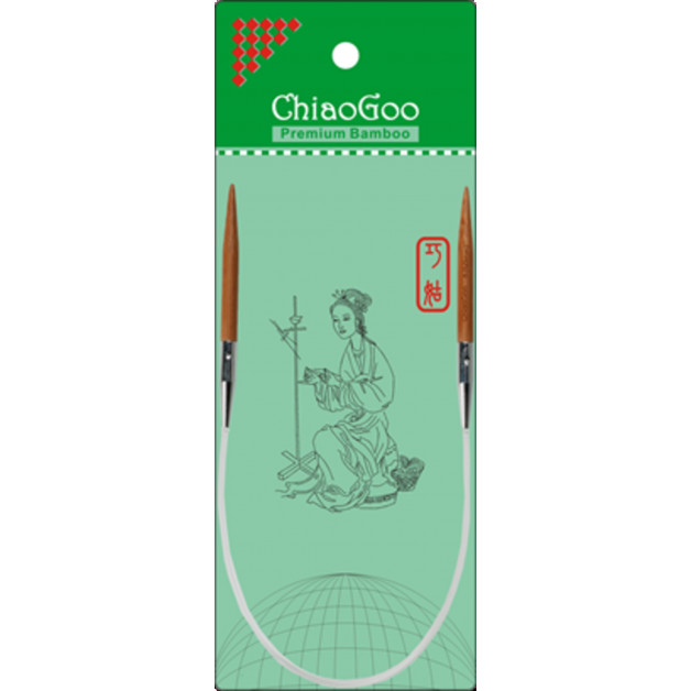 Круговые спицы Chiagoo PREMIUM Bamboo  3 .25 мм, 40 см